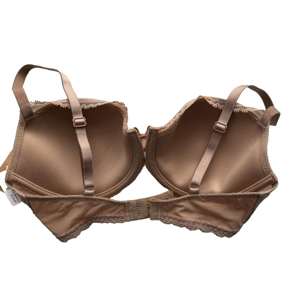CHANTELLE Bra 1476 Parisian Demi Underwire‎ Bra Size 30DDD NWT Nude Beige